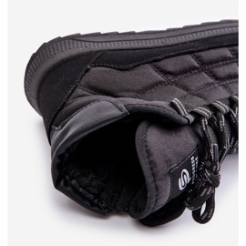 Bottes d'hiver isolées à lacets pour hommes Progress PROGJ-24-153 Noir le noir 4