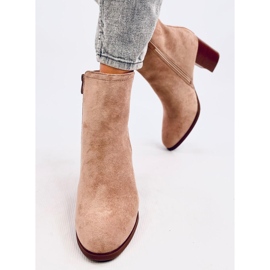 Bottines classiques à talons hauts Rosey Khaki beige 2