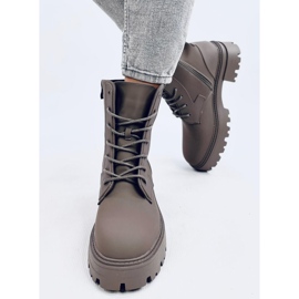 Bottines à lacets Tamar Green vert 1
