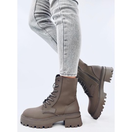 Bottines à lacets Tamar Green vert 3