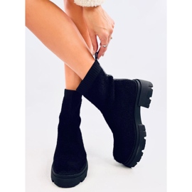 Roanna Bottines chaussettes noires 1