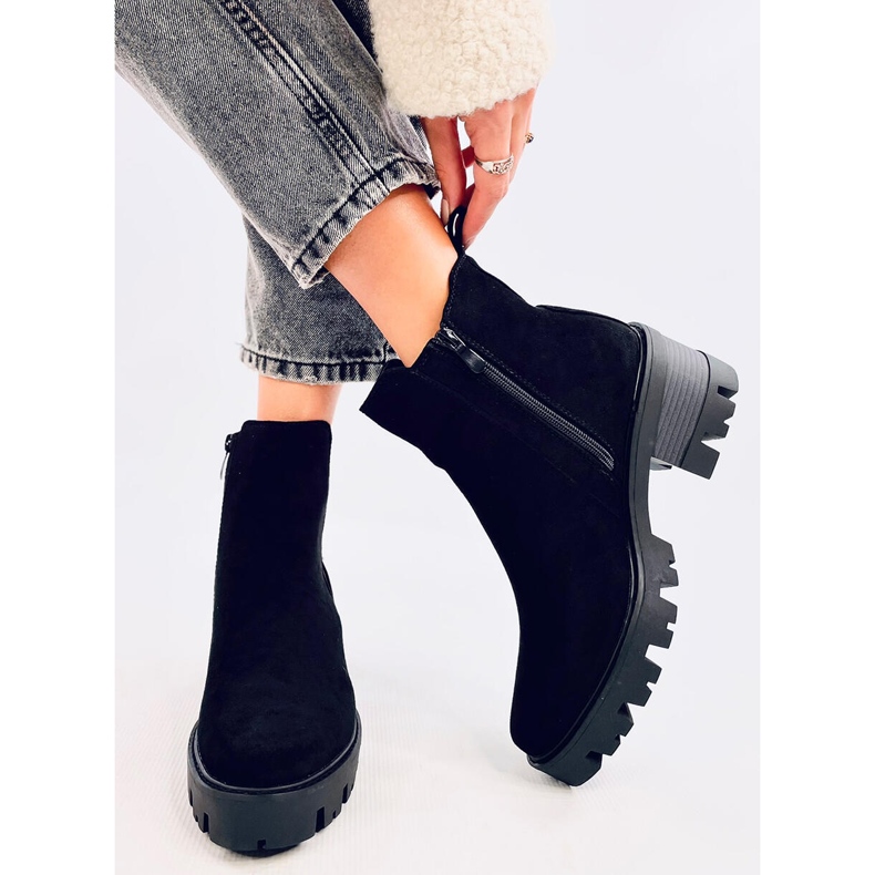 Bottines à talons Ragga noires 1