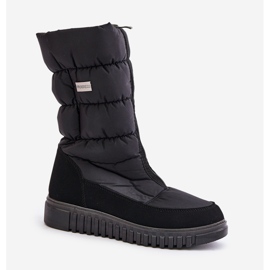 Bottes de neige chaudes pour femmes Progress PROGJ-24-149 noir le noir 5