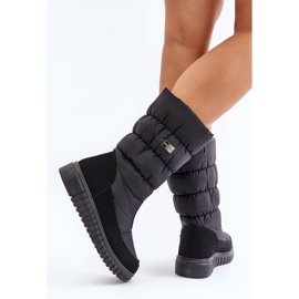 Bottes de neige chaudes pour femmes Progress PROGJ-24-149 noir le noir 7