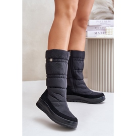 Bottes de neige pour femmes avec décoration Progress PROGJ-24-147 Noir le noir 6