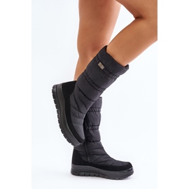 Bottes de neige pour femmes avec décoration Progress PROGJ-24-147 Noir le noir 3