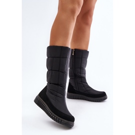 Bottes de neige avec fermeture éclair pour femmes Progress PROGJ-24-144 Noir le noir 3