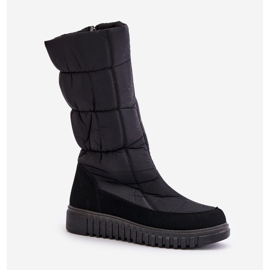 Bottes de neige avec fermeture éclair pour femmes Progress PROGJ-24-144 Noir le noir 5