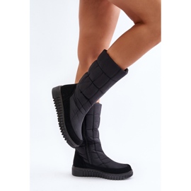 Bottes de neige avec fermeture éclair pour femmes Progress PROGJ-24-144 Noir le noir 6