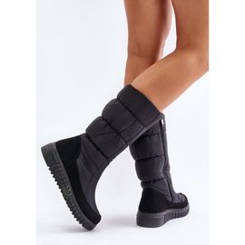Bottes de neige avec fermeture éclair pour femmes Progress PROGJ-24-144 Noir le noir 7