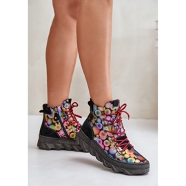 Bottines Chaudes Femme En Cuir Maciejka 06146-39 Multicolore 5