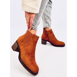 Bottines à talons larges Fill Camel brun 3