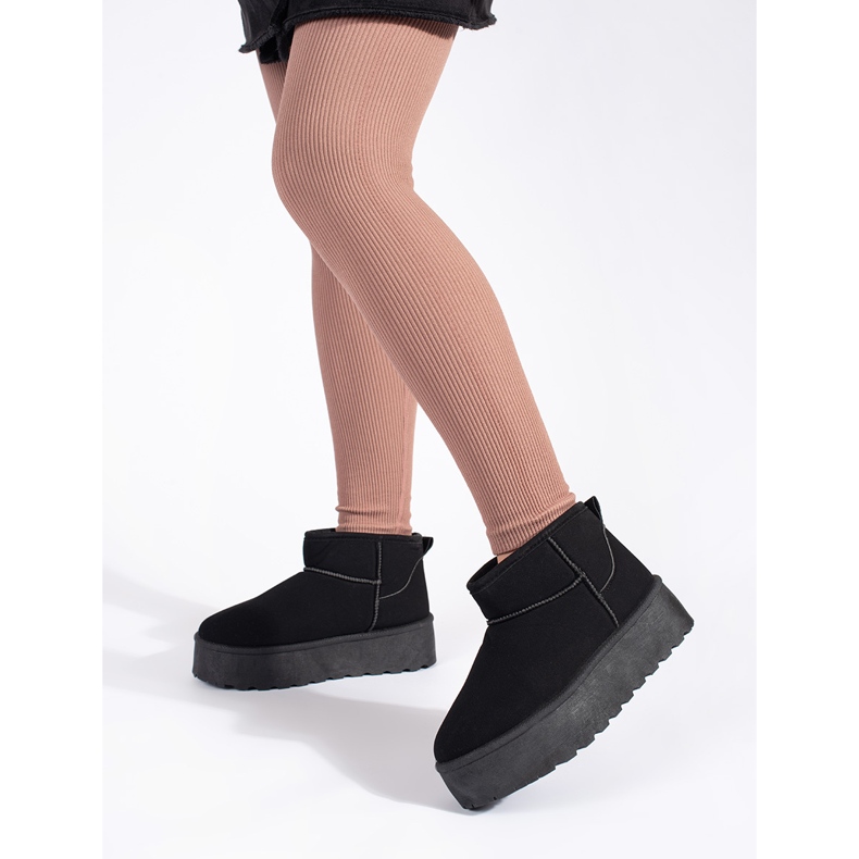 Seastar Bottes de neige à plateforme isolées noires pour femmes le noir 1 Seastar Bottes de neige à plateforme isolées noires pour femmes le noir 1
