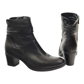 Gregors Bottes en cuir féminin isolées avec une toison 614 noir le noir 3 Gregors Bottes en cuir féminin isolées avec une toison 614 noir le noir 3