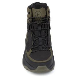 Bottes d'hiver de trekking pour hommes cheville haute Filippo MTR6654/24 kaki vert 1