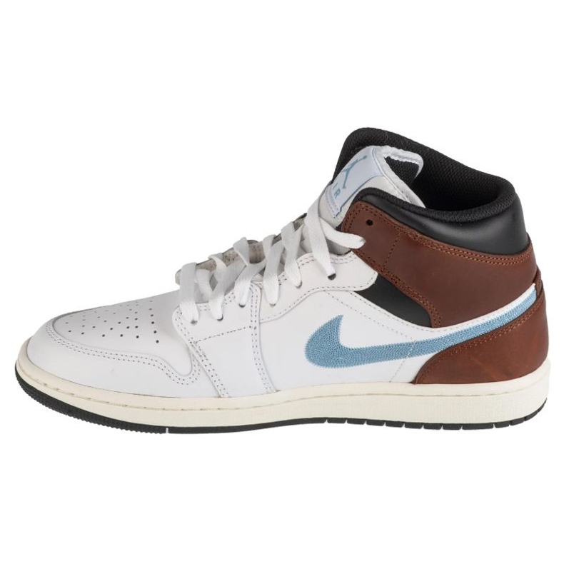 Chaussures Nike Air Jordan 1 Mid FQ7831-142 blanc 1