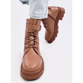 Bottes militaires Pomona Camel brun 1