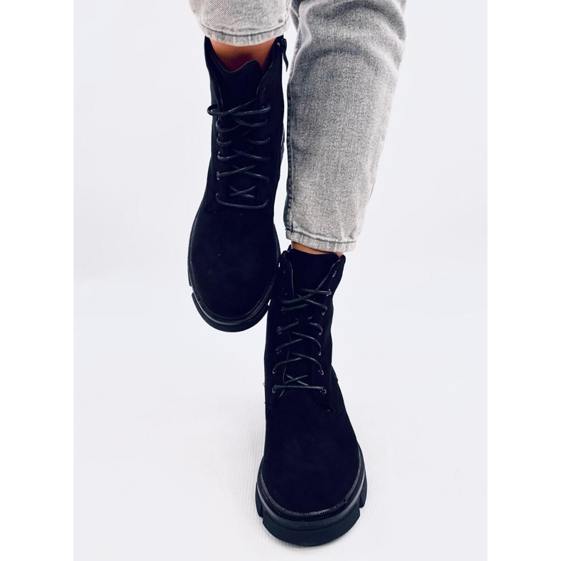 Travailleurs à lacets Turner Black le noir 1