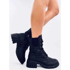 Bottines Jewel en nylon noir 2