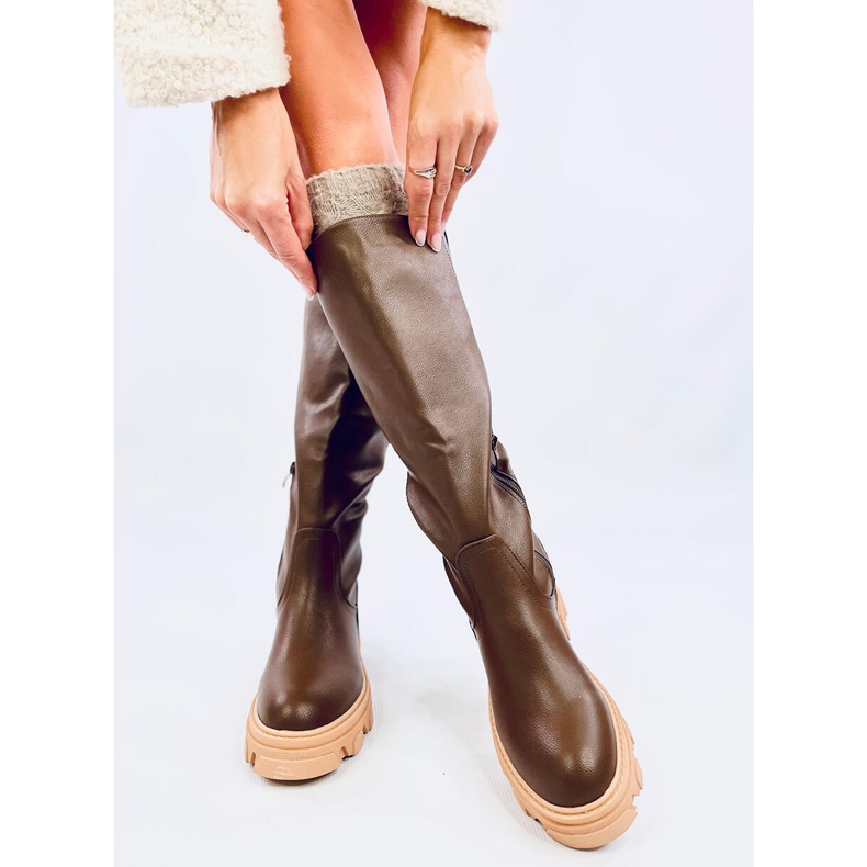 Bottes épaisses Hewes vert armée 1