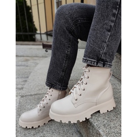 Bottes de travail non isolées pour femme, beige WS087BE 2