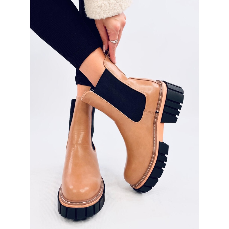 Bottines Chelsea femme Bella LT.KHAKI brun 1 Bottines Chelsea femme Bella LT.KHAKI brun 1