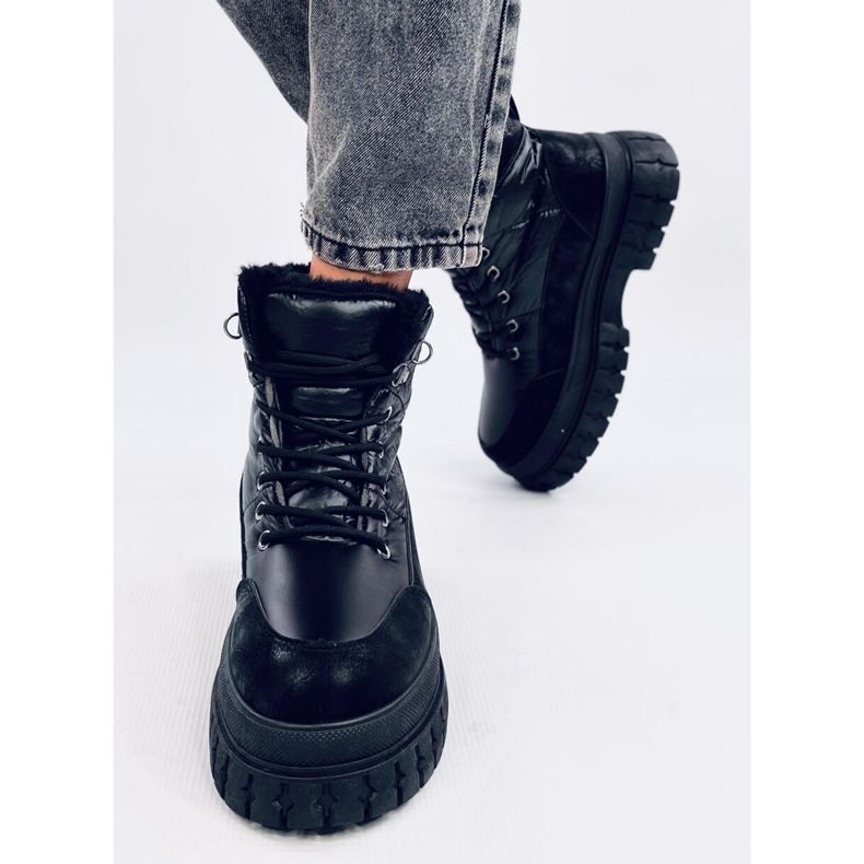 Bottes de neige femme Renn Noir 1