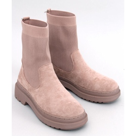 Bottines Chelsea Joyner Kaki à tige souple beige 1 Bottines Chelsea Joyner Kaki à tige souple beige 1