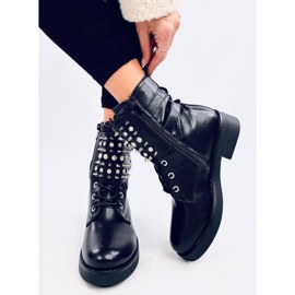 Boots à clous Ziku Noir le noir 2