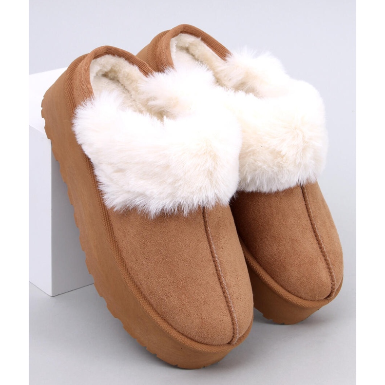 Chaussons de neige à plateforme Allod Camel brun 1