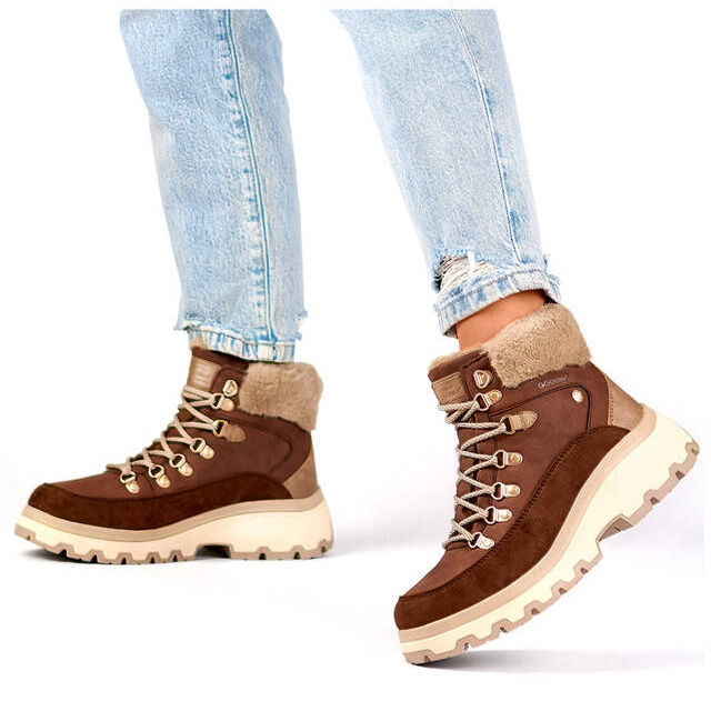 Bottes isolées pour femmes, beige CC-44BR brun 1