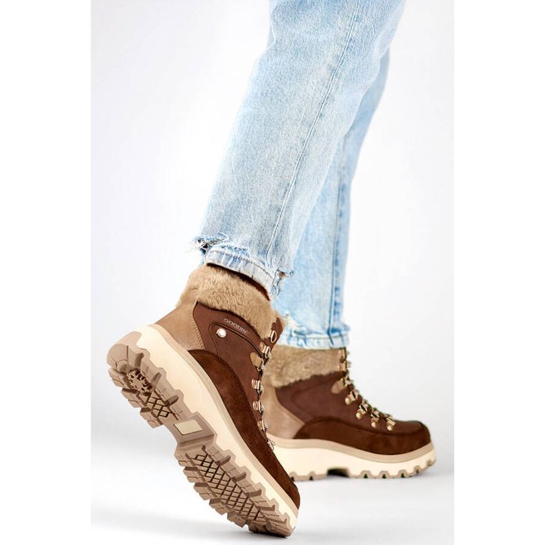 Bottes isolées pour femmes, beige CC-44BR brun 2