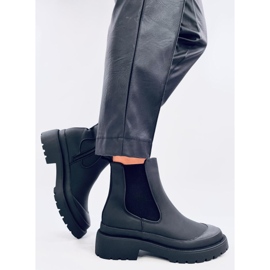 Bottines Jodhpur Carey noires 1