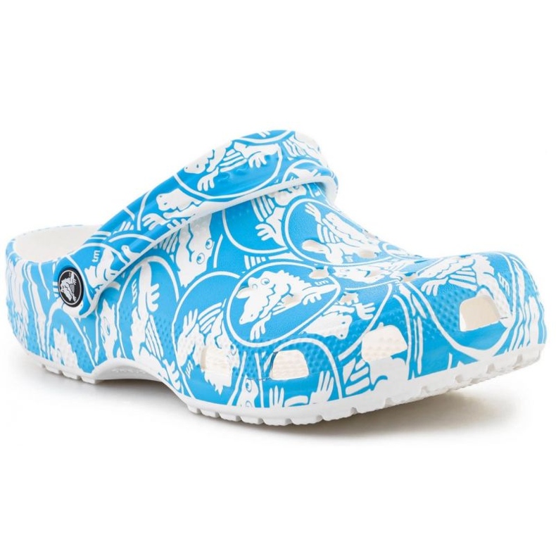 Crocs Classic Duke Print Sabot 210003-4OX bleu 1