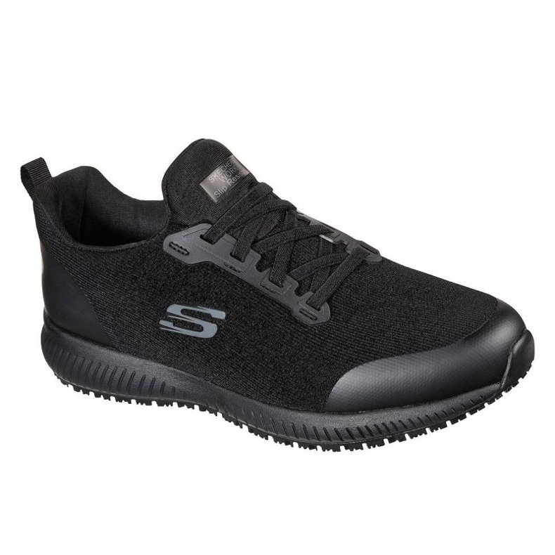 Chaussures Skechers Work Relaxed Fit Squad Sr Myton 200051EC-BLK le noir 1 Chaussures Skechers Work Relaxed Fit Squad Sr Myton 200051EC-BLK le noir 1
