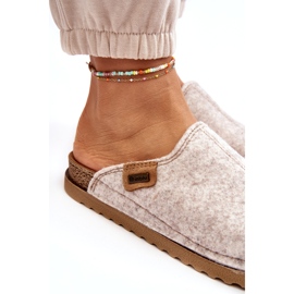 Chaussures Maison Femme Chaussons Inblu DJ000010 Beige clair 1