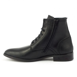 Olivier Bottines Chelsea homme en cuir, non isolées, 287 Noir 1
