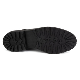 Olivier Bottes d'hiver pour hommes avec fermeture éclair, cuir 963MP, noir avec noir le noir 6