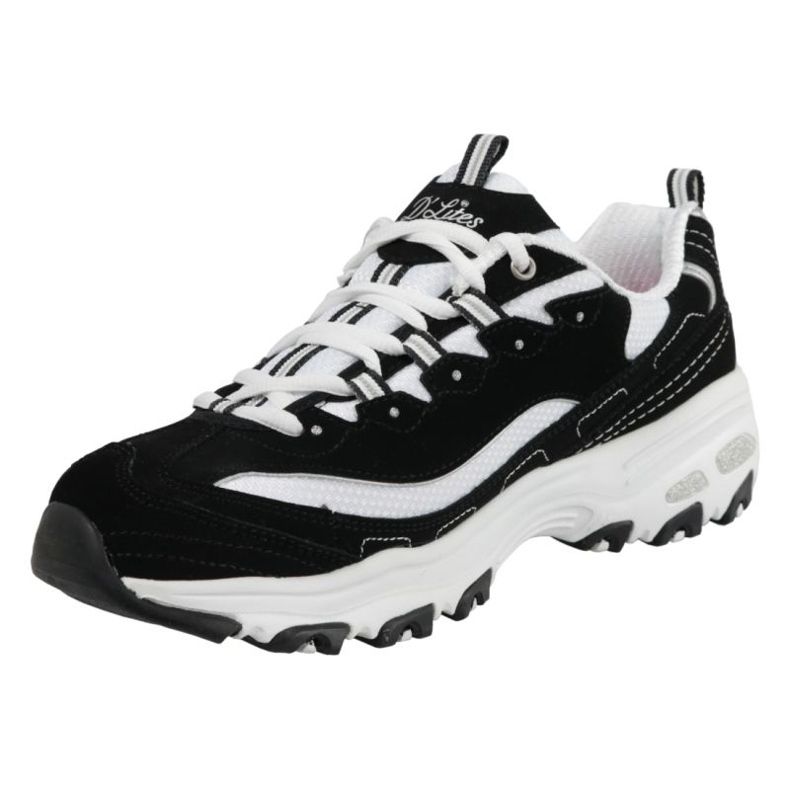 Chaussures Skechers D'Lites Biggest Fan 11930-BKW noir 2