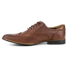 Olivier Chaussures habillées en cuir Brogues 306GT marron brun 4