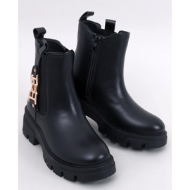 Bottines Chelsea femme Vida Noir 1