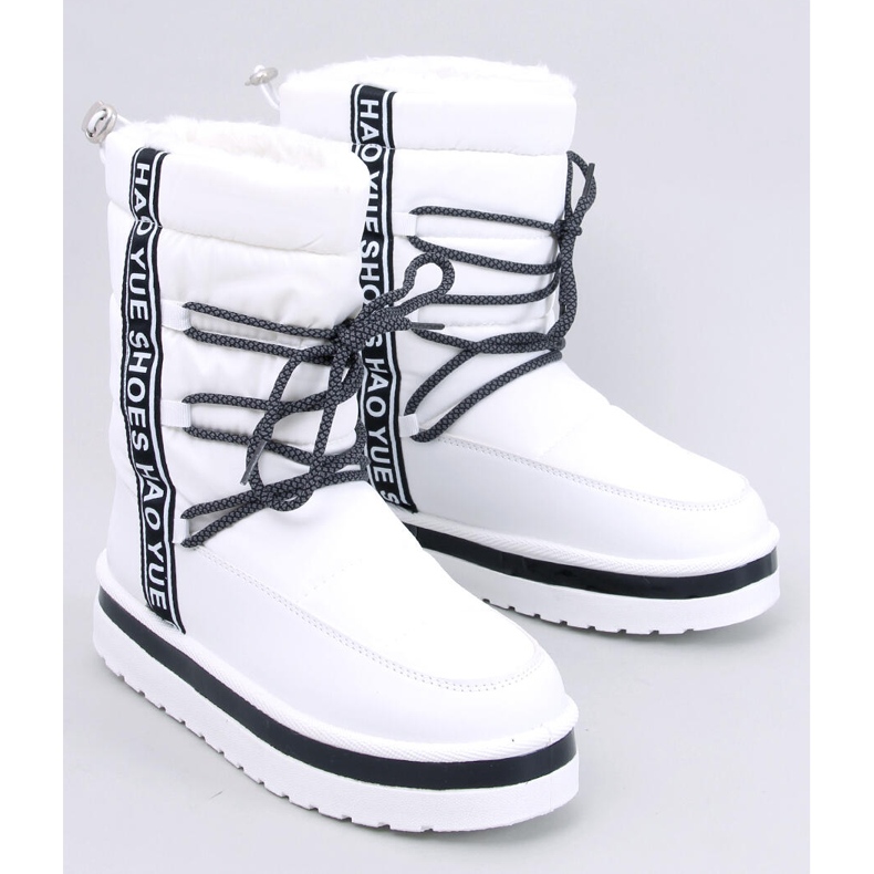 Bottines de neige femme Archie White blanc 1