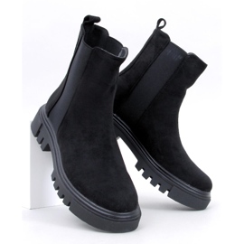 Swanson Bottines Chelsea montantes noires 1