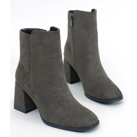 Weish DK.GREEN bottines lisses à talons hauts vert 1