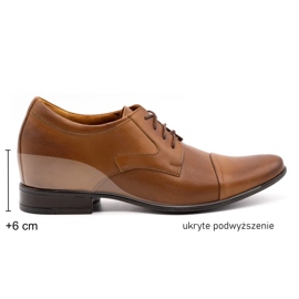Olivier Chaussures formelles pour hommes P10 augmentant la hauteur du marron brun 2 Olivier Chaussures formelles pour hommes P10 augmentant la hauteur du marron brun 2