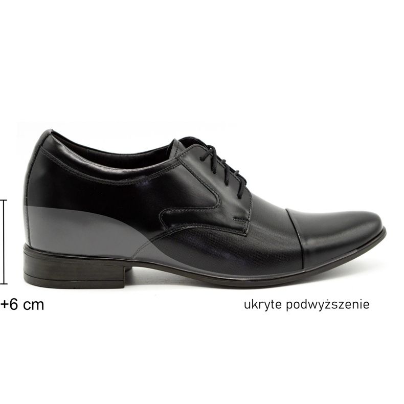 Olivier Chaussures habillées pour hommes P10 croissant noir 2