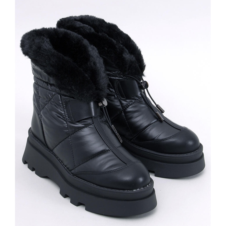Tavaris Bottes de neige noires avec fourrure le noir 1
