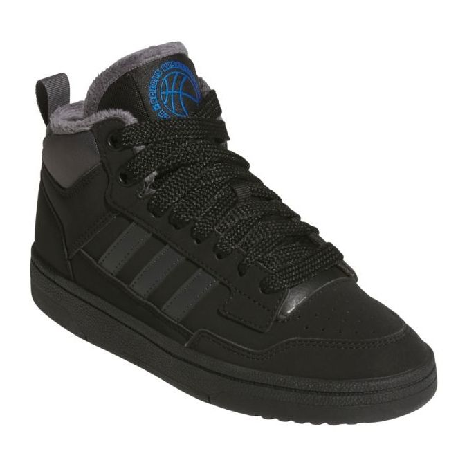 Chaussures Adidas Rapid Court Mid Winterized JR2804 noir 1