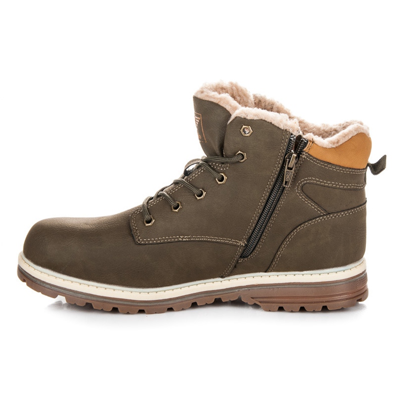 Arrigo Bello Trappeurs kaki vert 1