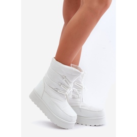 Bottes de neige à plateforme avec fermeture éclair Big Star OO274886 Blanc 1